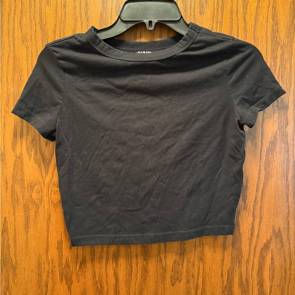 Women's Wild Fable Black Crop Top